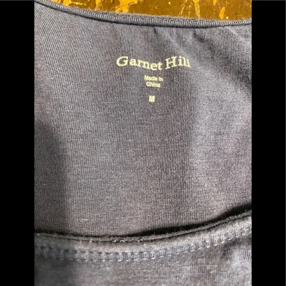 Garnet Hill Blue Ruffle Front Dress - Picture 5 of 8